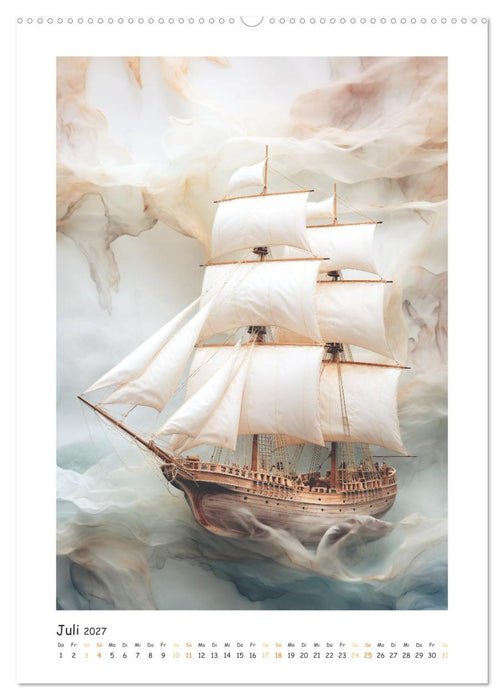 Maritime Kunst (CALVENDO Premium Wandkalender 2027)