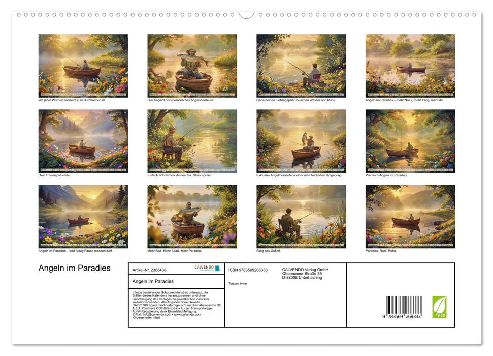 Angeln im Paradies (CALVENDO Premium Wandkalender 2027)