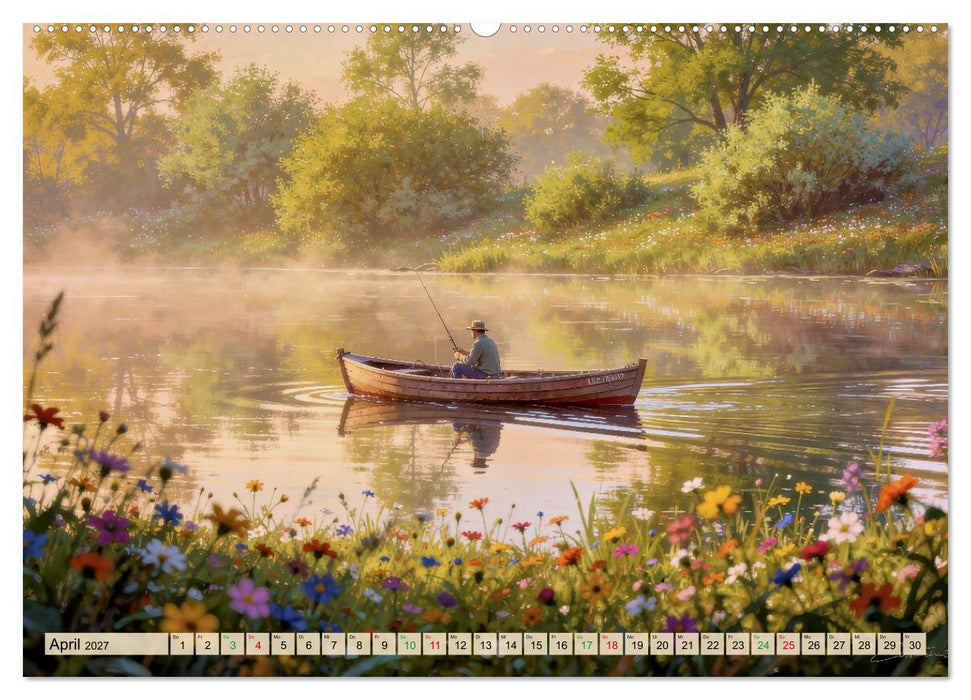 Angeln im Paradies (CALVENDO Premium Wandkalender 2027)