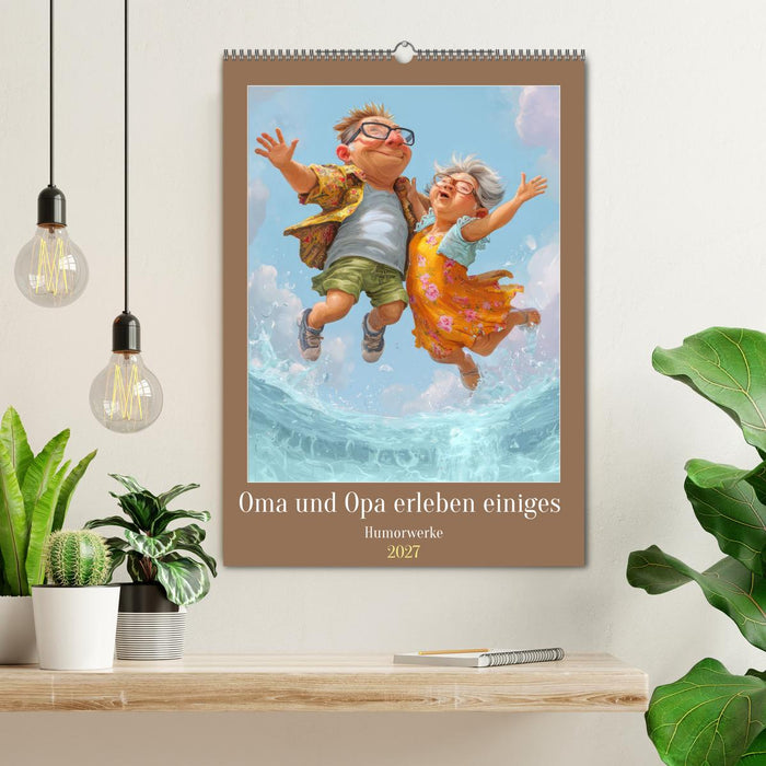 Oma und Opa erleben einiges - Humorwerke (CALVENDO Wandkalender 2027)