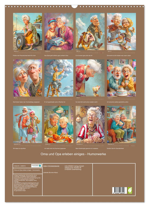 Oma und Opa erleben einiges - Humorwerke (CALVENDO Wandkalender 2027)