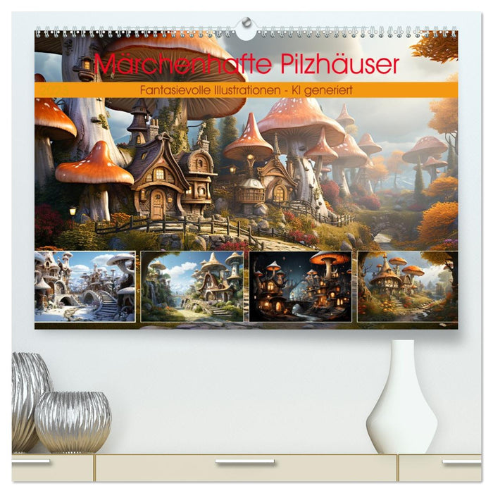Märchenhafte Pilzhäuser (CALVENDO Premium Wandkalender 2027)