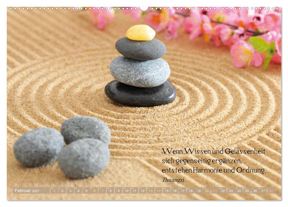 Natur-Meditationen - Nimm Dir Zeit (CALVENDO Wandkalender 2027)