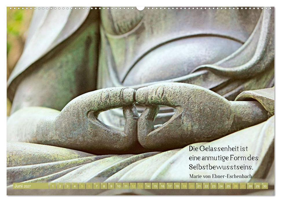 Natur-Meditationen - Nimm Dir Zeit (CALVENDO Wandkalender 2027)