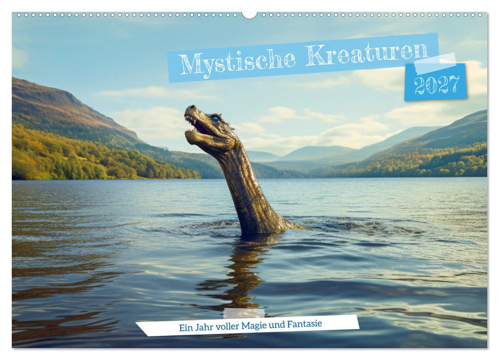 Mystische Kreaturen - Ein Jahr voller Magie und Fantasie (CALVENDO Wandkalender 2027)
