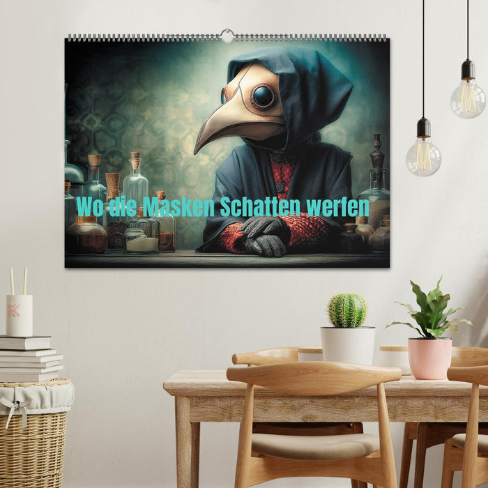 Wo die Masken Schatten werfen (CALVENDO Wandkalender 2027)