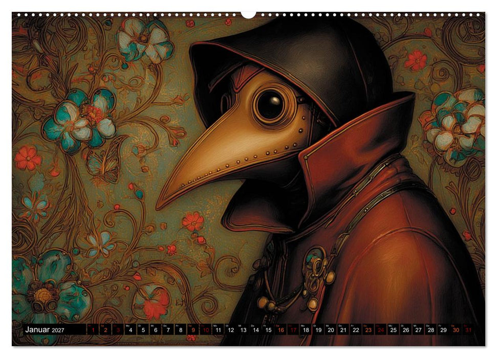 Wo die Masken Schatten werfen (CALVENDO Wandkalender 2027)