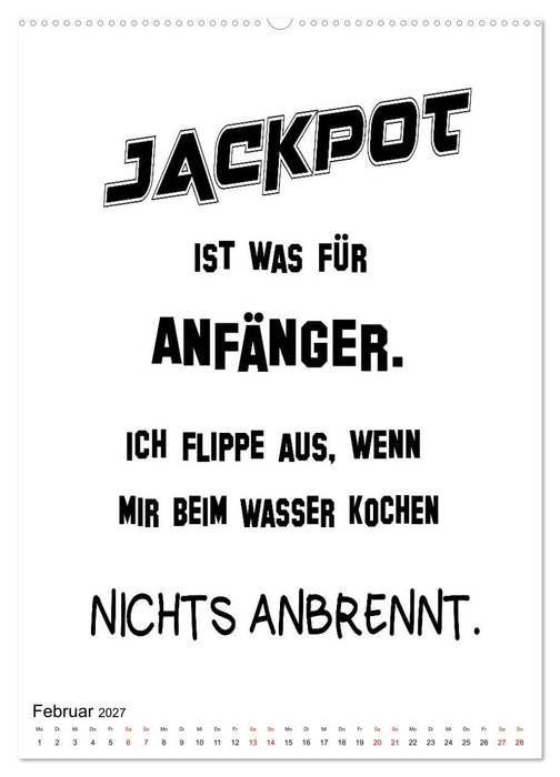 Heute schon gekocht? Leckerbissen aus der Schaltzentrale der Macht (CALVENDO Wandkalender 2027)