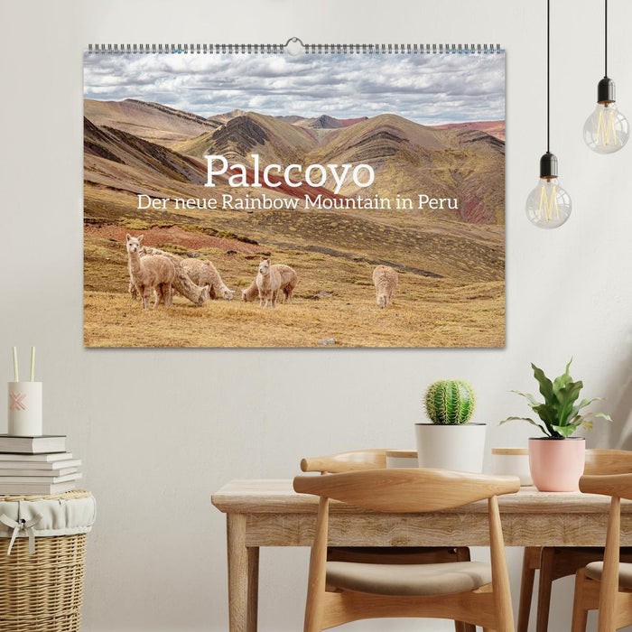 Palccoyo - Der neue Rainbow Mountain in Peru (CALVENDO Wandkalender 2027)