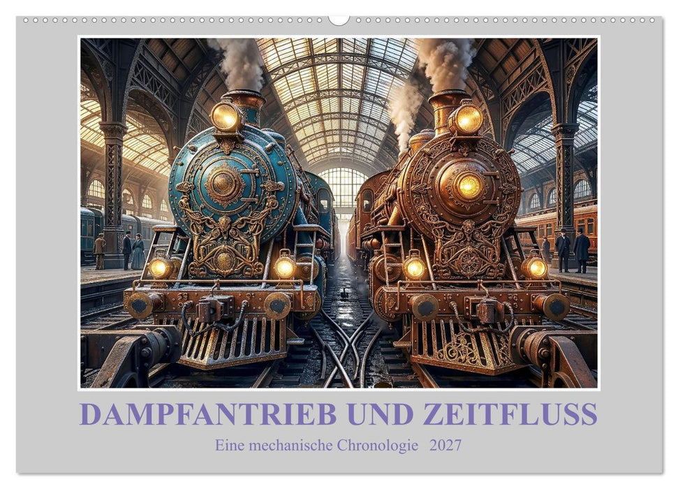 Dampfantrieb und Zeitfluss: Eine mechanische Chronologie (CALVENDO Wandkalender 2027)