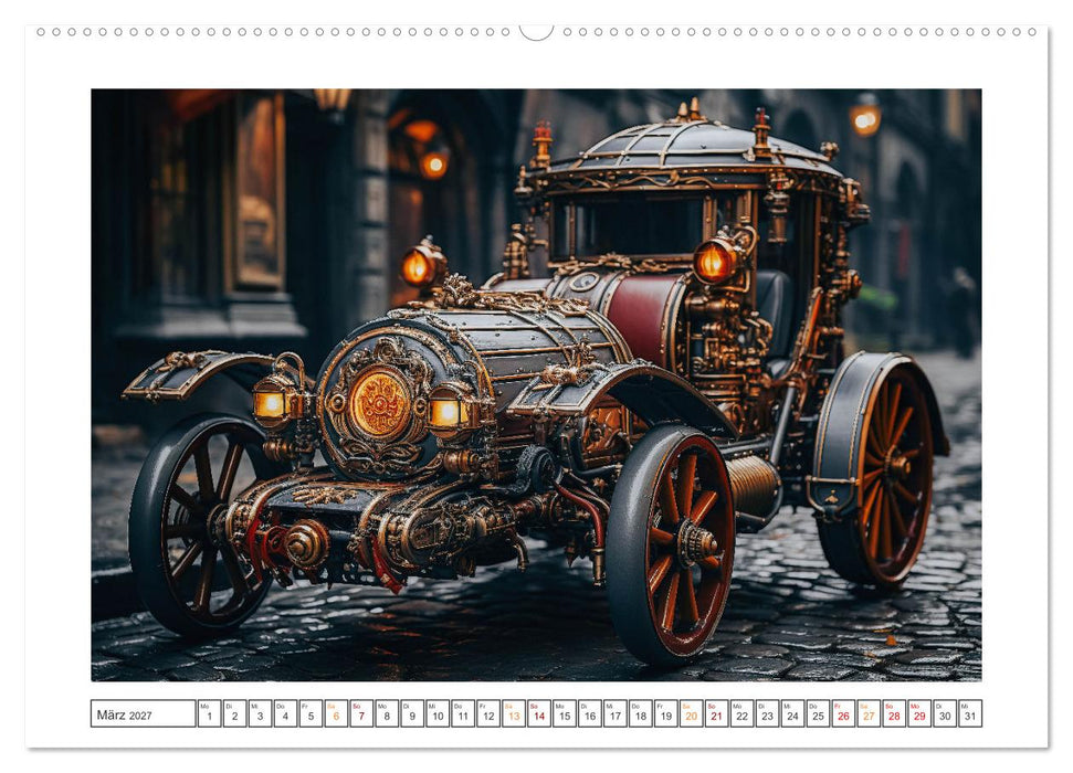 KI-Oldtimer (CALVENDO Wandkalender 2027)