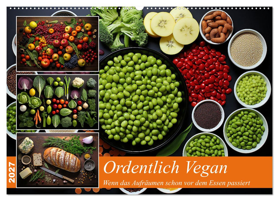 Ordentlich Vegan (CALVENDO Wandkalender 2027)