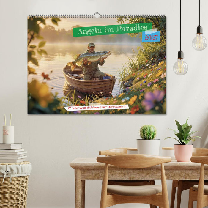 Angeln im Paradies (CALVENDO Wandkalender 2027)