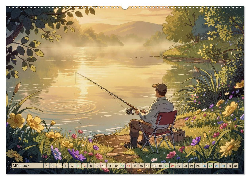 Angeln im Paradies (CALVENDO Wandkalender 2027)