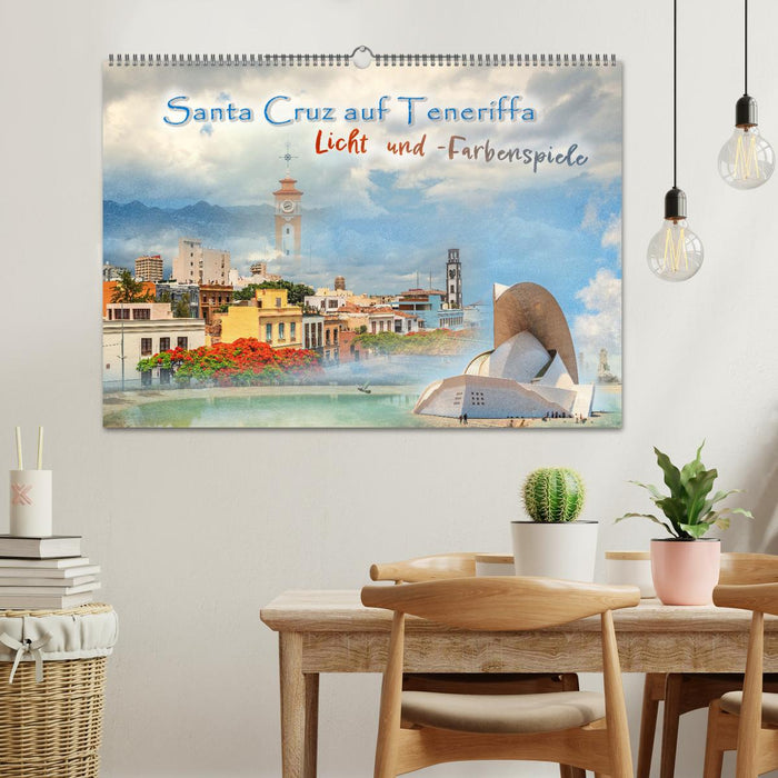 Santa Cruz auf Teneriffa - Licht und Farbenspiele (CALVENDO Wandkalender 2027)