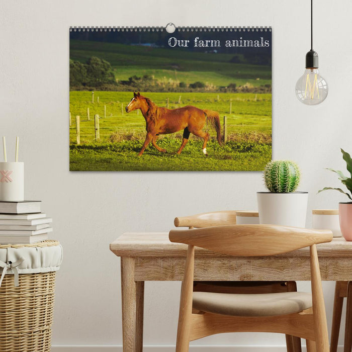 Our farm animals (CALVENDO Monthly Calendar 2027)