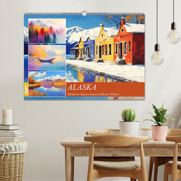 Alaska. Moderne Impressionen endloser Weiten (CALVENDO Wandkalender 2027)
