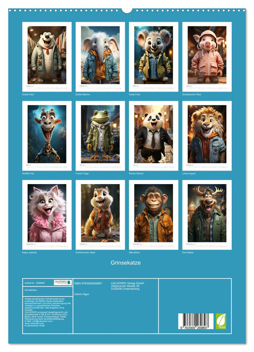 Grinsekatze (CALVENDO Premium Wandkalender 2027)