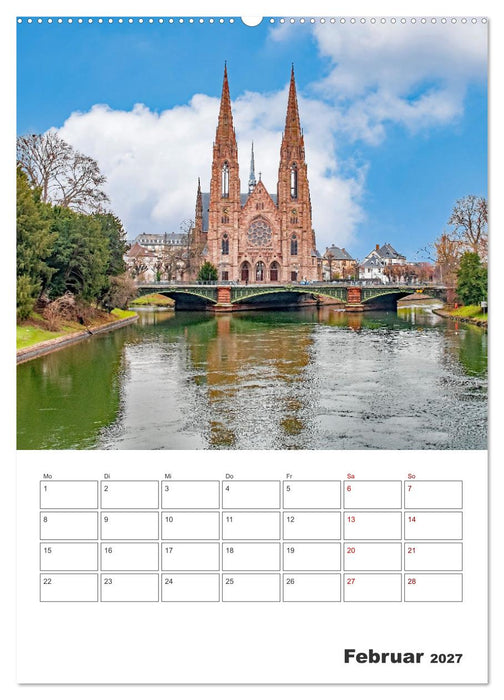 Straßburg - Urlaubsplaner (CALVENDO Wandkalender 2027)