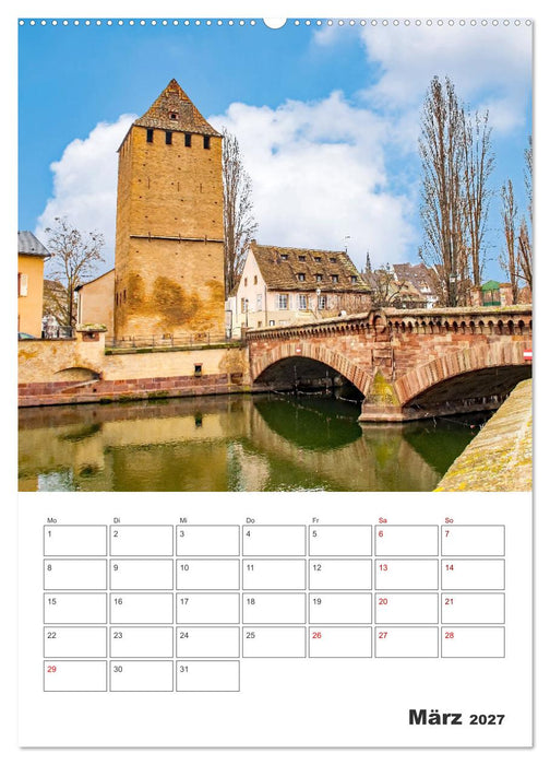 Straßburg - Urlaubsplaner (CALVENDO Wandkalender 2027)