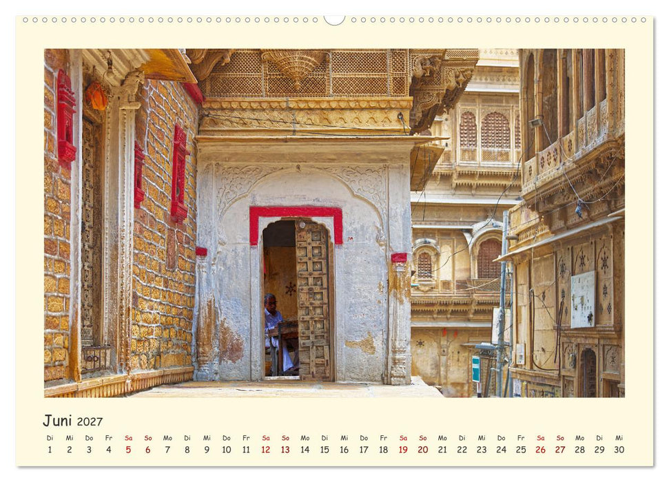 Urlaubsgefühle - INDIEN Impressionen aus Rajasthan (CALVENDO Wandkalender 2027)