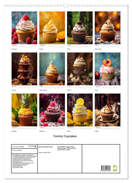 Yummy Cupcakes (CALVENDO Monthly Calendar 2027)