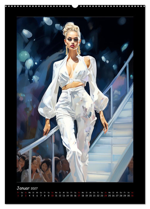 Cat Walk. Paintings (CALVENDO Wandkalender 2027)