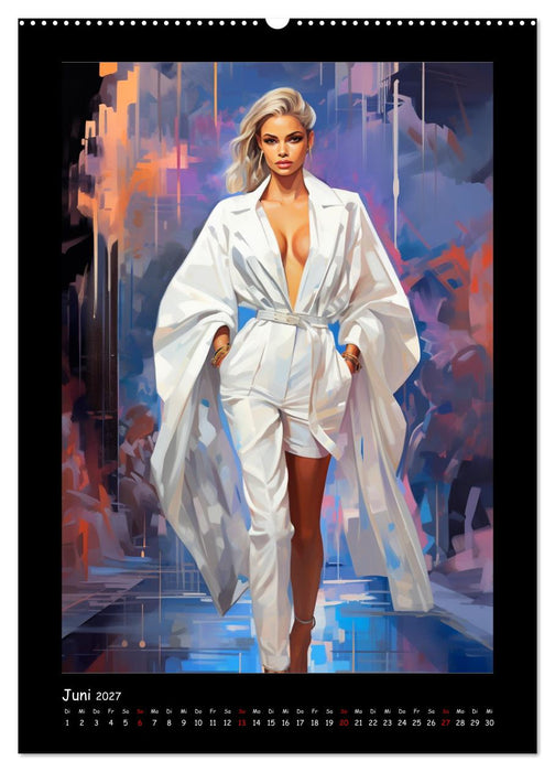 Cat Walk. Paintings (CALVENDO Wandkalender 2027)