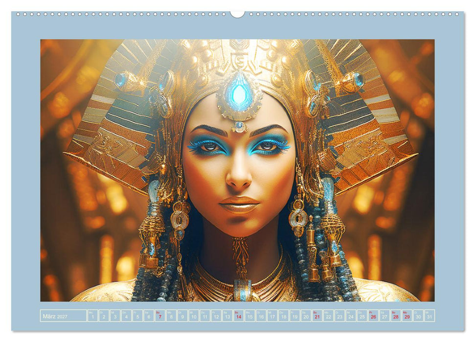Priesterinnen der Antike. Prachtvolle Fantasy-Portraits (CALVENDO Premium Wandkalender 2027)