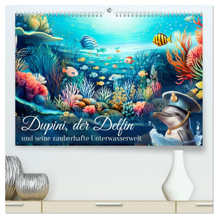 Dupini, der Delfin, und seine zauberhafte Unterwasserwelt (CALVENDO Premium Wandkalender 2027)