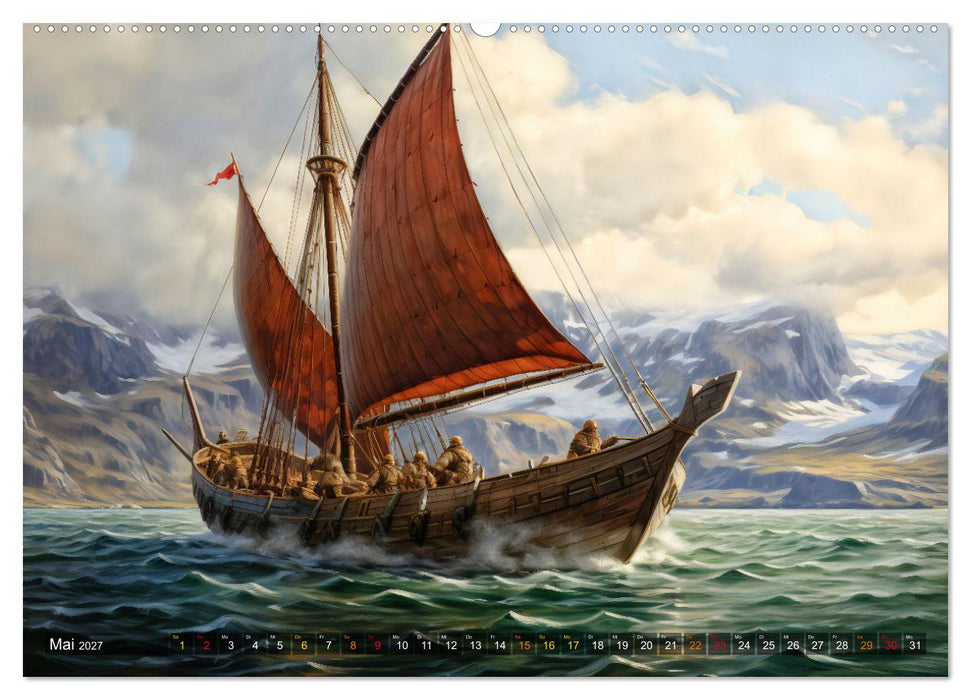 Nibelungenlied - Eine Sage von Sieg, Liebe und Verrat (CALVENDO Premium Wandkalender 2027)