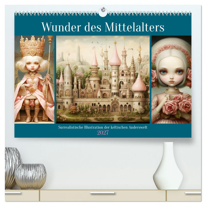 Wunder des Mittelalters. Surrealistische Illustration der keltischen Anderswelt (CALVENDO Premium Wandkalender 2027)