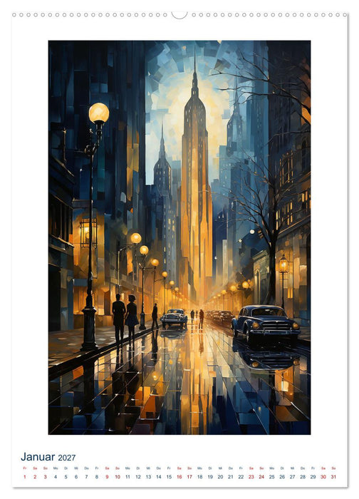 ART DECO City (CALVENDO Premium Wandkalender 2027)