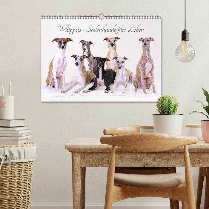 Whippets - Seelenhunde fürs Leben (CALVENDO Wandkalender 2027)