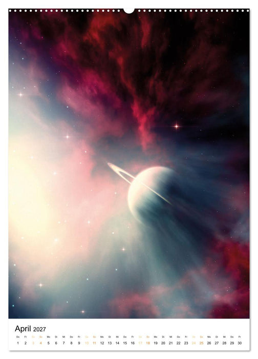 Galaxien und Nebulare (CALVENDO Premium Wandkalender 2027)