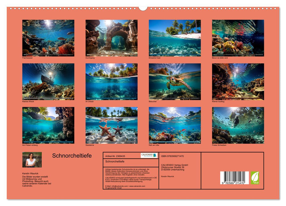 Schnorcheltiefe (CALVENDO Premium Wandkalender 2027)