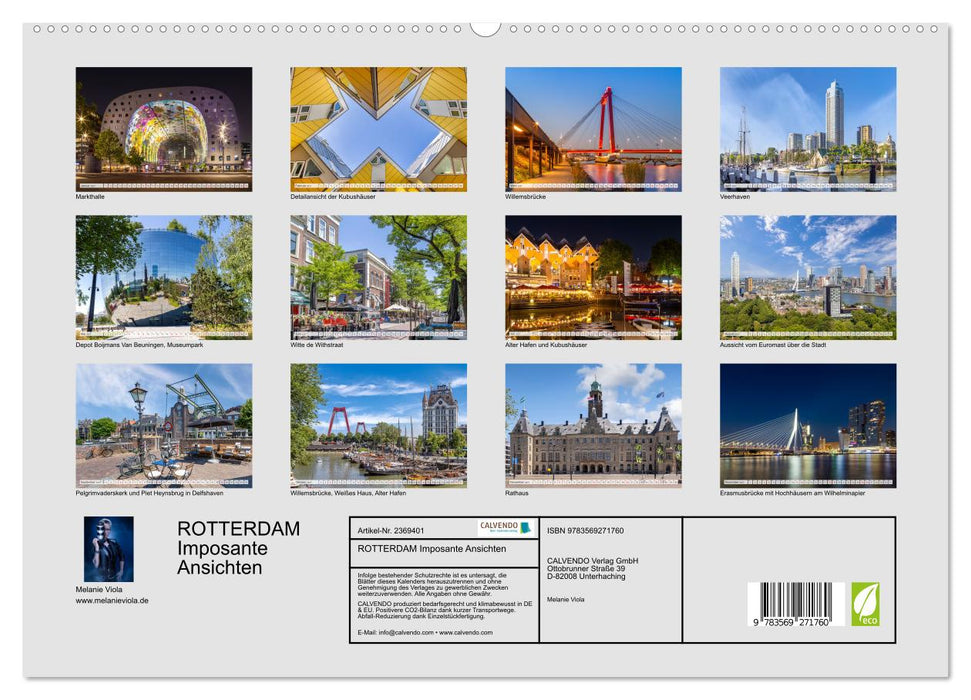 ROTTERDAM Imposante Ansichten (CALVENDO Premium Wandkalender 2027)