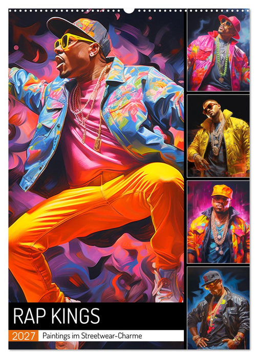 Rap Kings. Paintings im Streetwear-Charme (CALVENDO Wandkalender 2027)