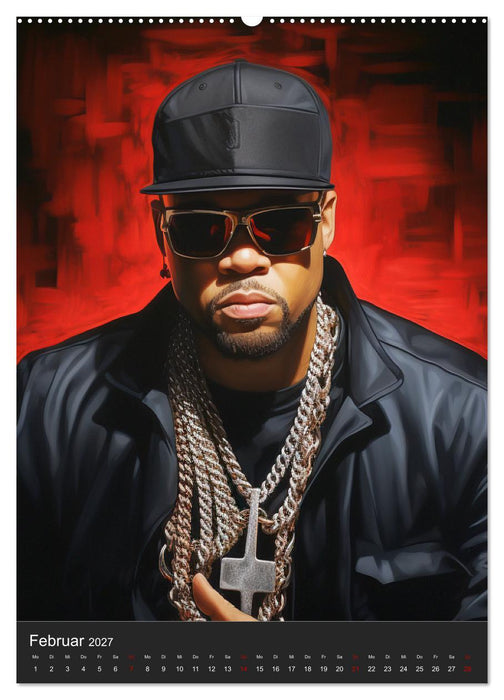 Rap Kings. Paintings im Streetwear-Charme (CALVENDO Wandkalender 2027)