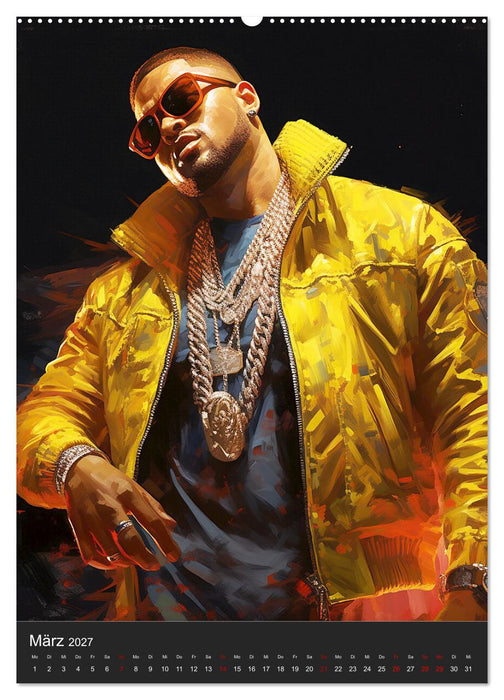 Rap Kings. Paintings im Streetwear-Charme (CALVENDO Wandkalender 2027)