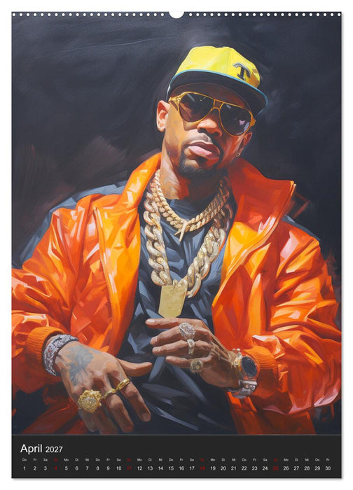 Rap Kings. Paintings im Streetwear-Charme (CALVENDO Wandkalender 2027)