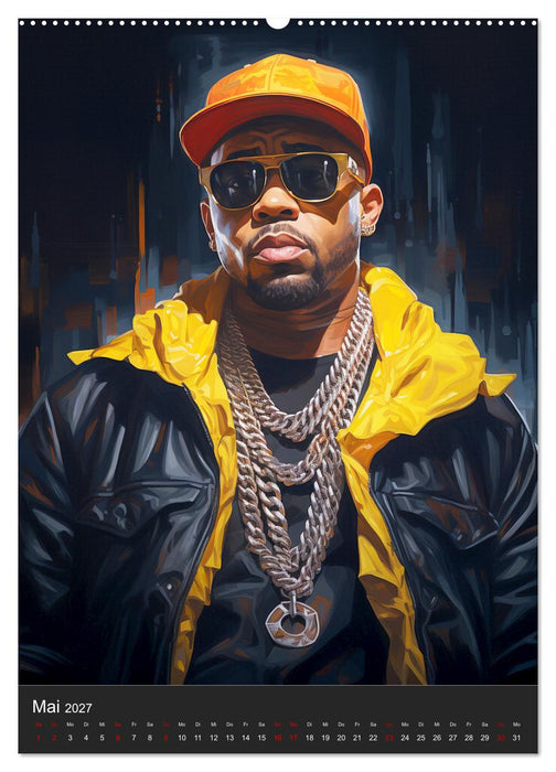 Rap Kings. Paintings im Streetwear-Charme (CALVENDO Wandkalender 2027)