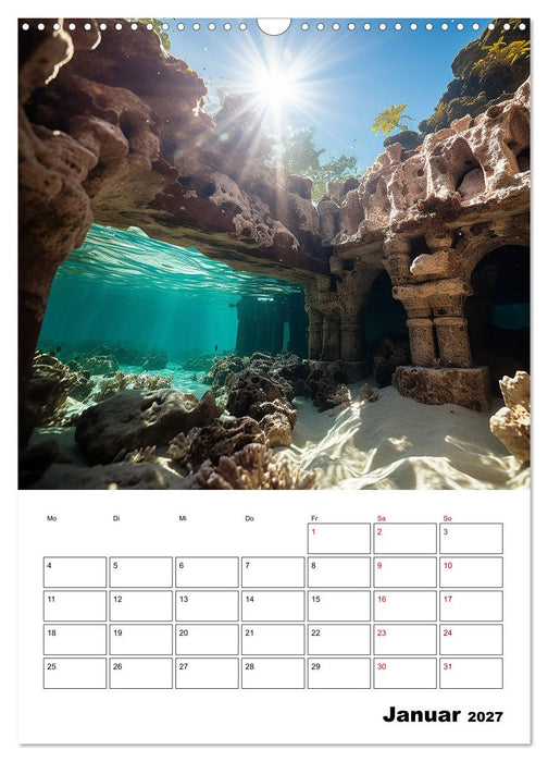 Türkisblauer Genuss (CALVENDO Wandkalender 2027)