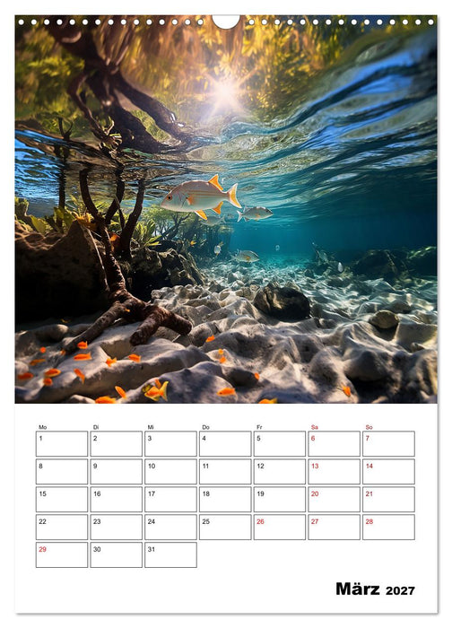 Türkisblauer Genuss (CALVENDO Wandkalender 2027)