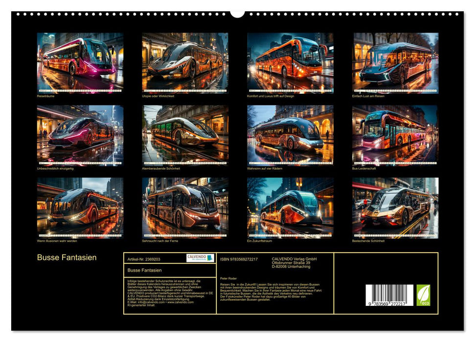 Busse Fantasien (CALVENDO Premium Wandkalender 2027)