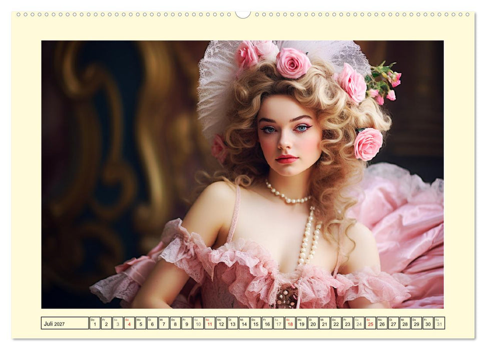Barocke Anmut. Romantik und Grazie im 17. Jahrhundert (CALVENDO Premium Wandkalender 2027)