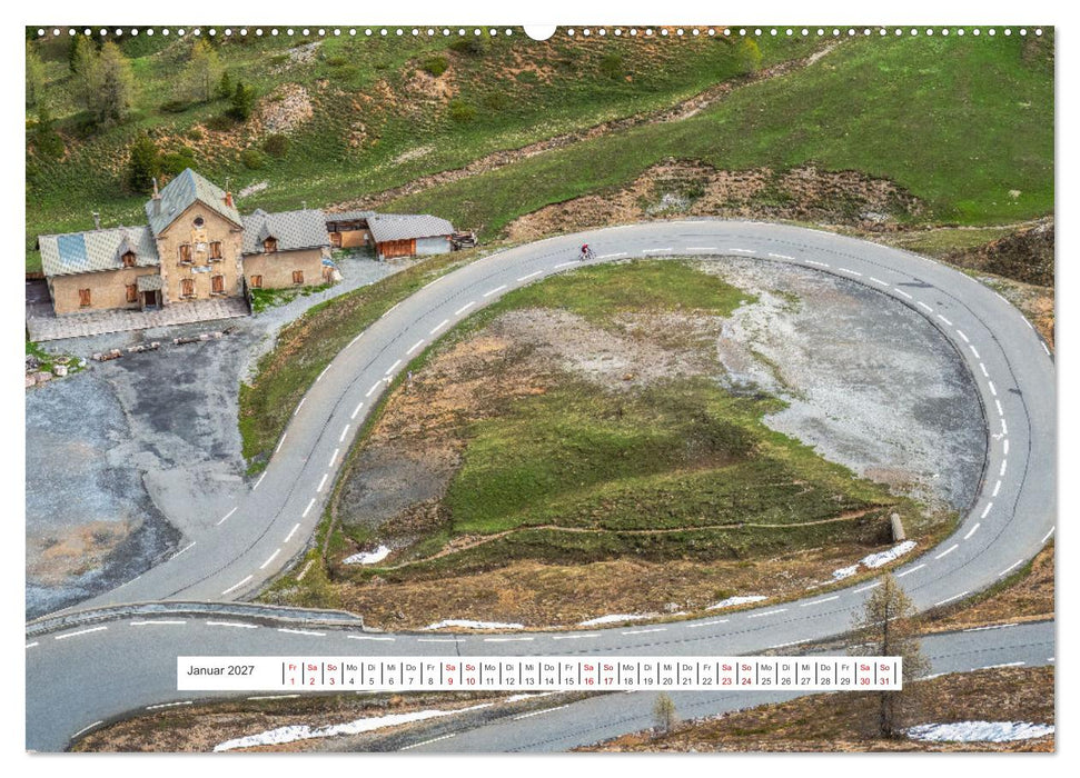 Die Route der Großen Alpen, der Col de l'Izoard (CALVENDO Premium Wandkalender 2027)