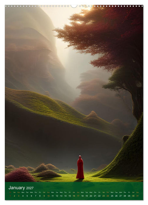 Epic Wanderings (CALVENDO Monthly Calendar 2027)