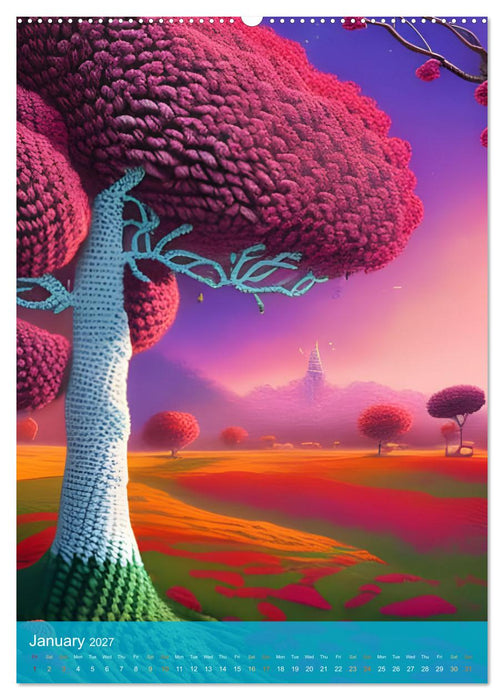 Nature's Stitches (CALVENDO Monthly Calendar 2027)