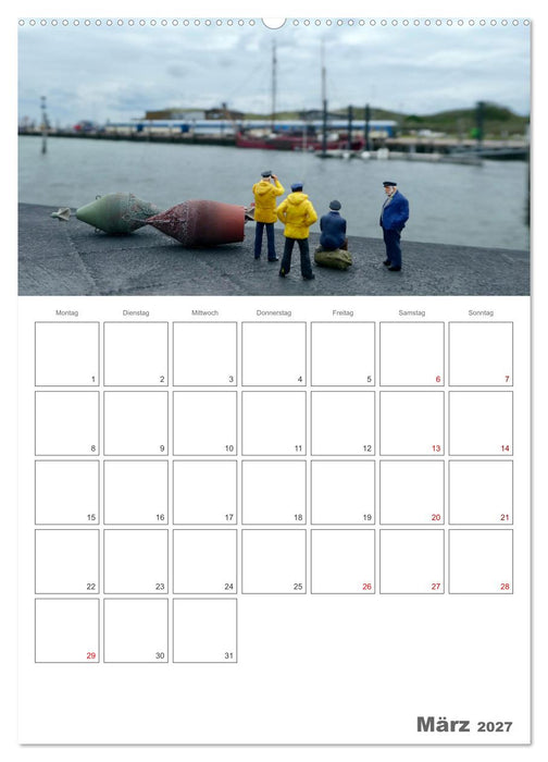 Wangerooge - Glücksort für Groß und Klein (CALVENDO Wandkalender 2027)
